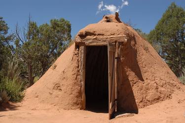 Mud Hogan. Navajo Nation thumb