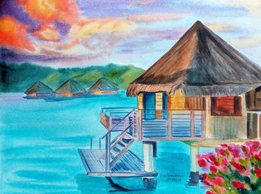 Fiji Dreams: A Watercolor Paradise thumb