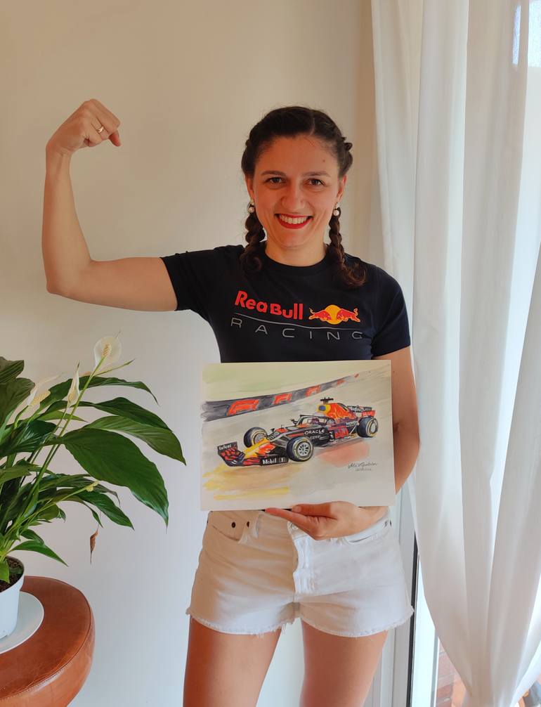 Original Other Car Painting by Ala Lopatniov Singereanu