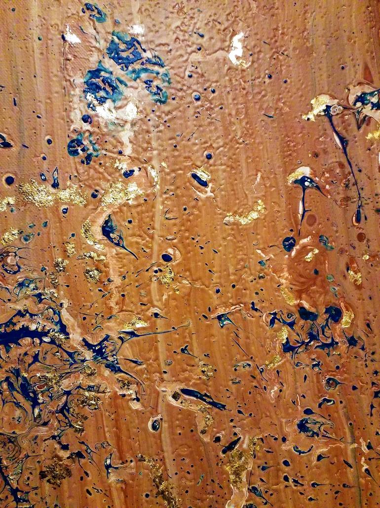 Original Abstract Expressionism Abstract Painting by Moz Artiste