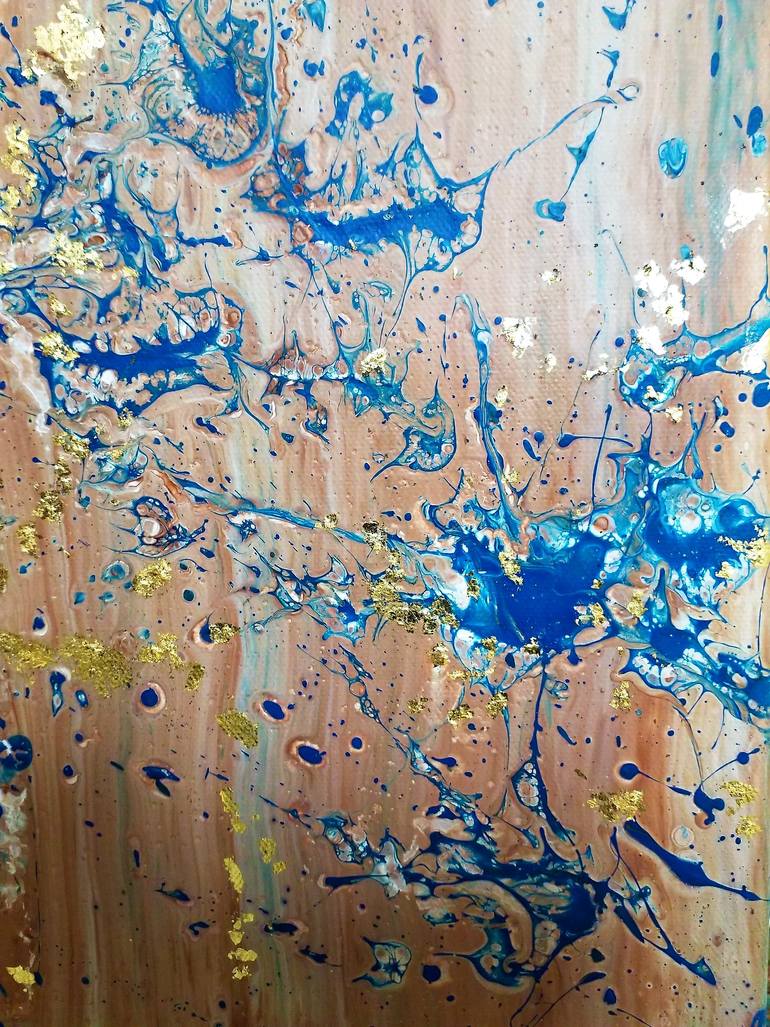 Original Abstract Expressionism Abstract Painting by Moz Artiste