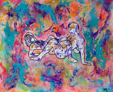 Print of Abstract Erotic Paintings by MOz Artiste