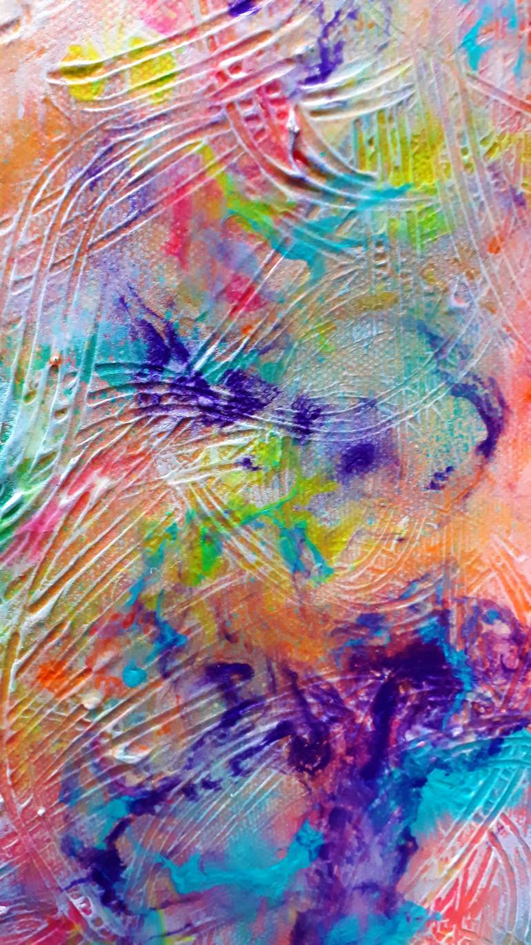 Original Abstract Erotic Painting by Moz Artiste