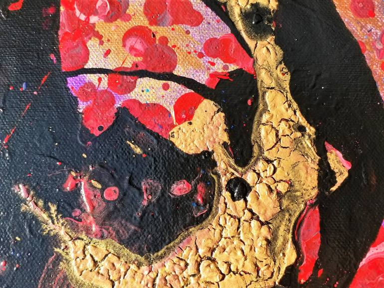 Original Abstract Expressionism Abstract Painting by Moz Artiste