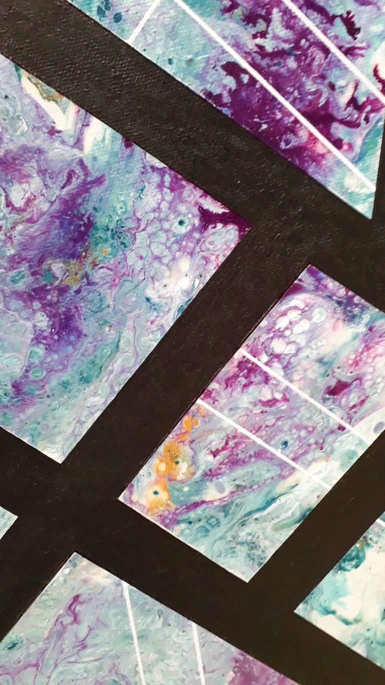 Original Abstract Expressionism Abstract Painting by Moz Artiste