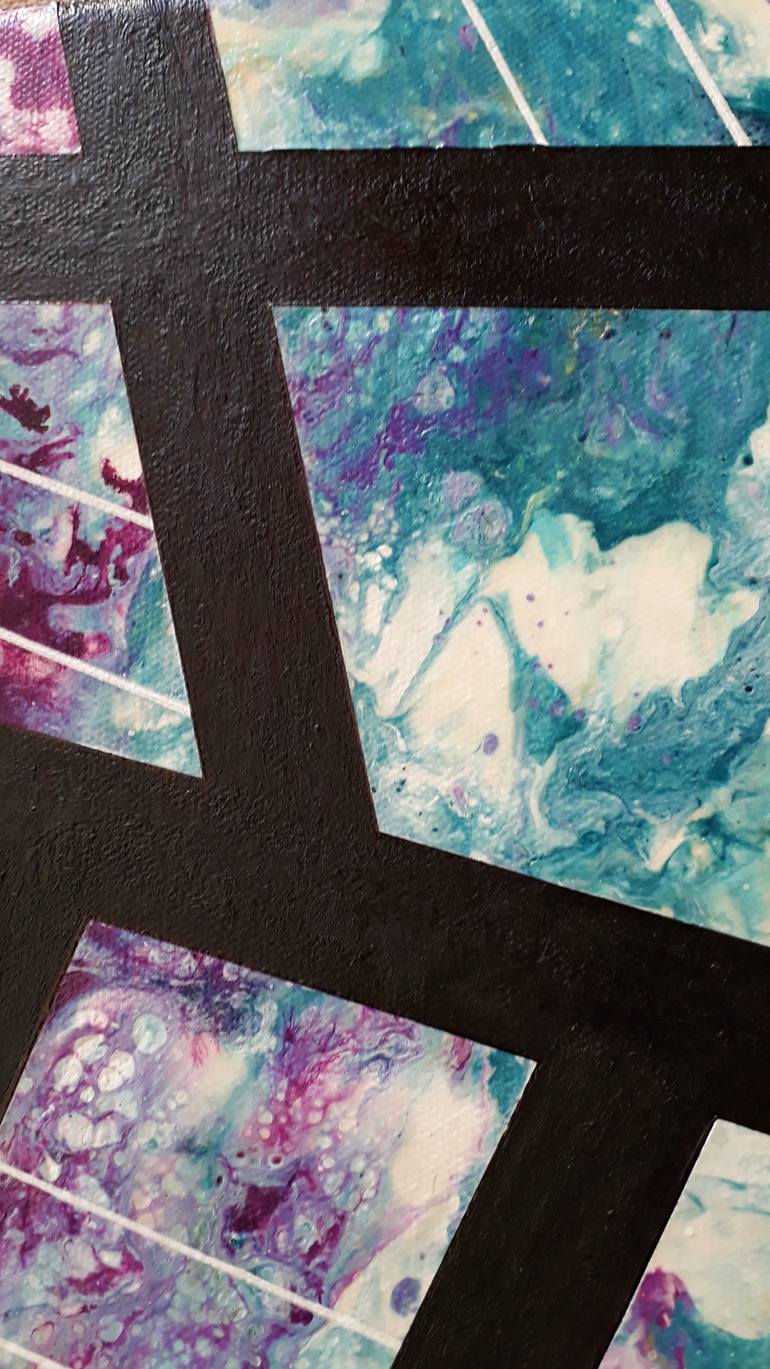 Original Abstract Expressionism Abstract Painting by Moz Artiste
