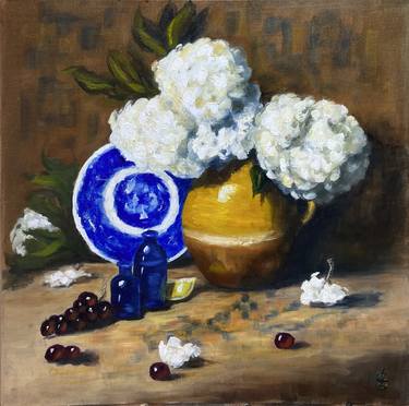 Original Fine Art Still Life Paintings by Sarah Lucy Lee