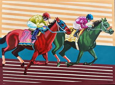 Original Abstract Horse Paintings by Rujuta Paradkar