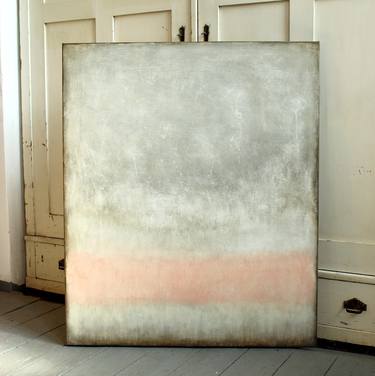 Saatchi Art Artist Christian Hetzel; Painting, “pink in grey” #art