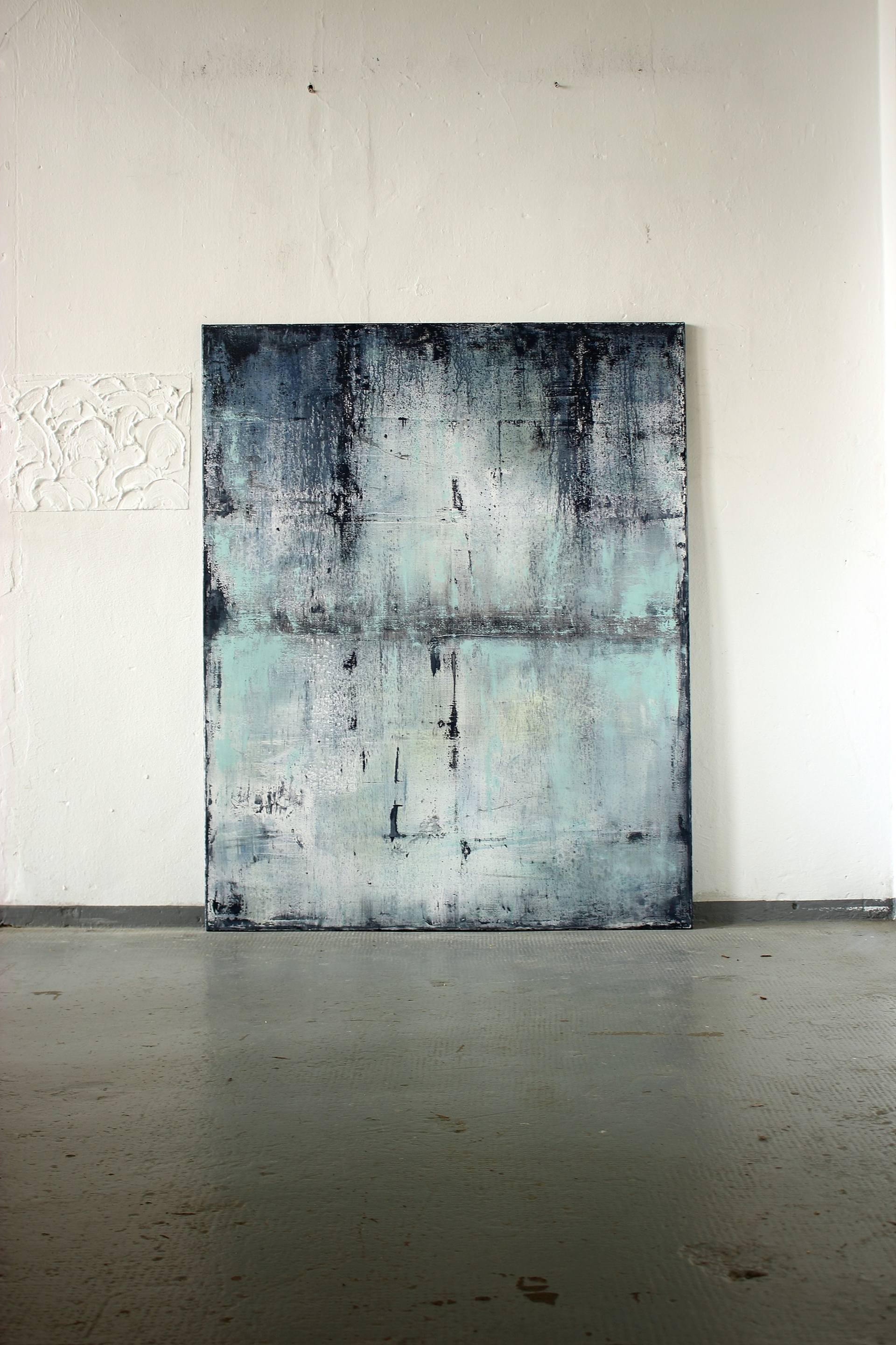 Onwijs blue with past Painting by Christian Hetzel | Saatchi Art LS-15