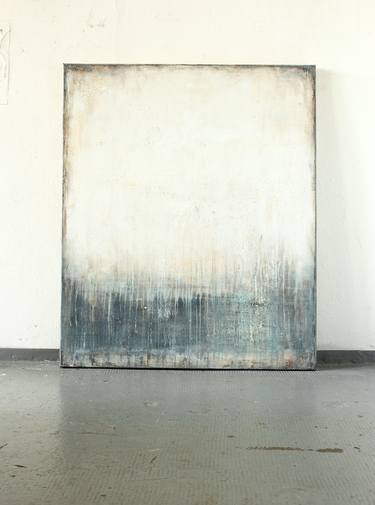 Saatchi Art Artist Christian Hetzel; Paintings, “blue textured ground” #art