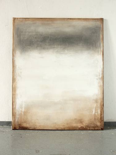 Saatchi Art Artist Christian Hetzel; Paintings, “grey white on brown” #art