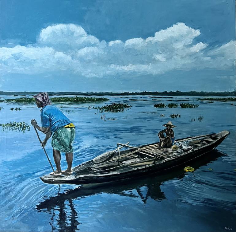 Original Realism Landscape Painting by Rafee Mahmud