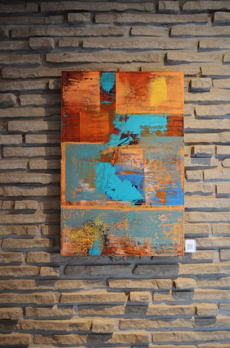 Original Abstract Expressionism Abstract Painting by Irena Belcovski