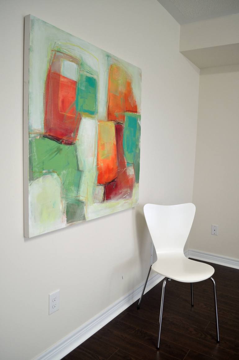 Original Abstract Painting by Irena Belcovski