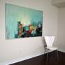 hanging on a wall in a room setting