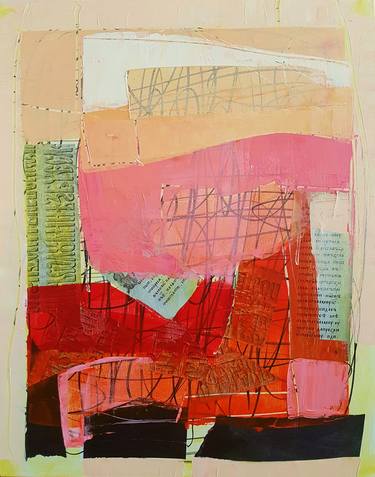 Print of Abstract Collage by Irena Belcovski