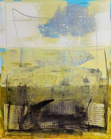 Original Abstract Collage by Irena Belcovski