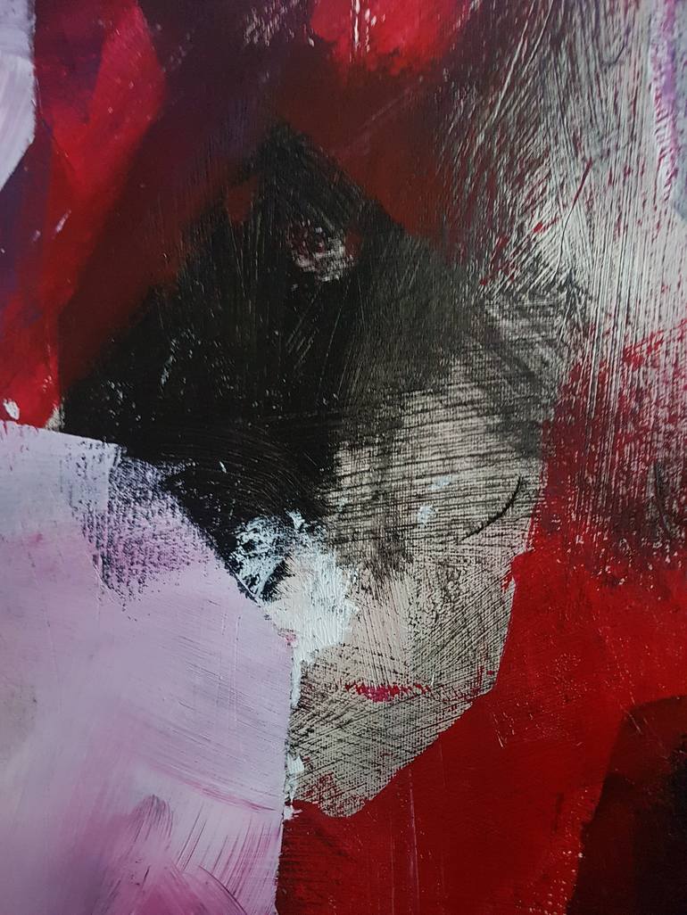 Original Abstract Expressionism Abstract Painting by Irena Belcovski