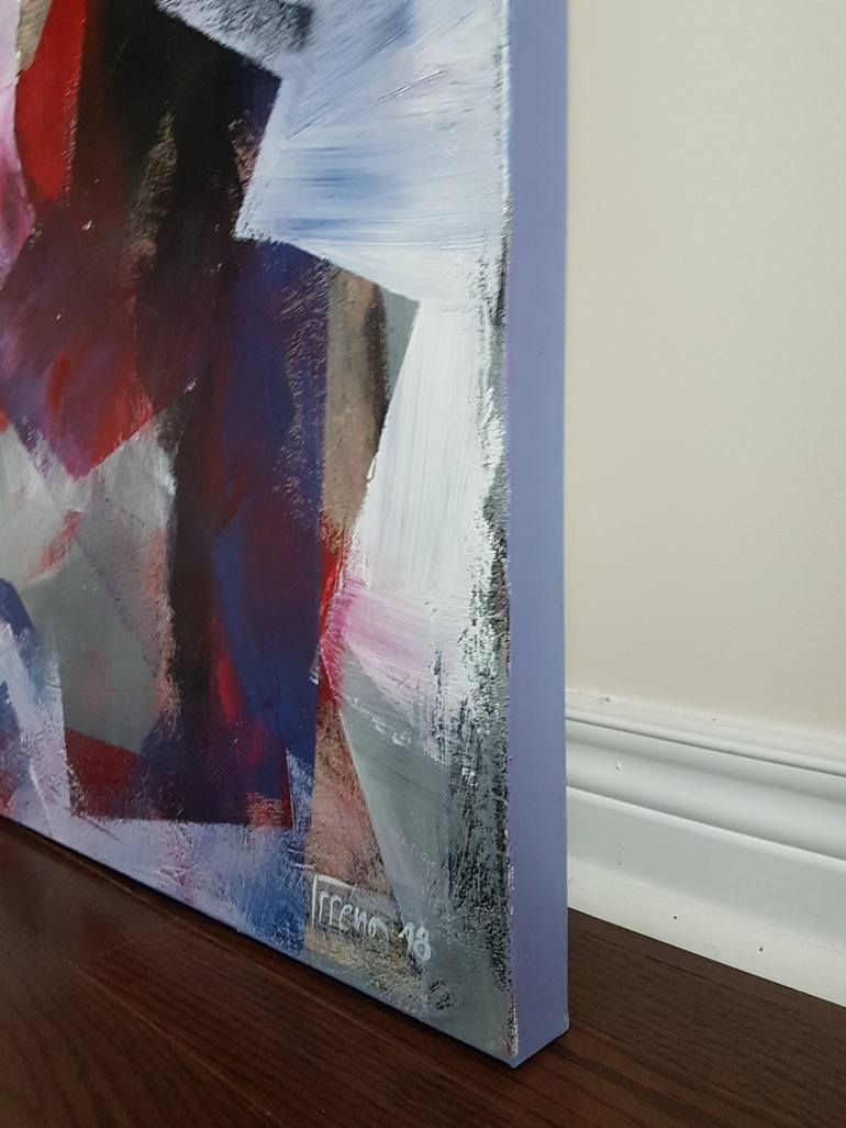 Original Abstract Expressionism Abstract Painting by Irena Belcovski