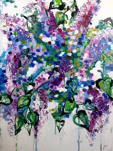 Print of Fine Art Floral Paintings by Laura Vizbule