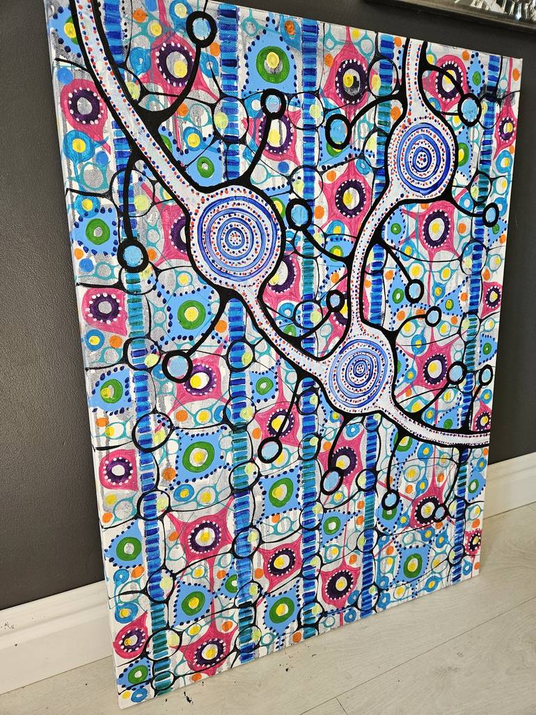 Original Abstract Painting by Laura Vizbule