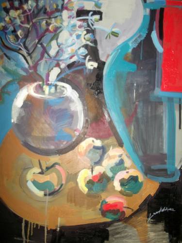 Print of Abstract Still Life Paintings by Laura Vizbule