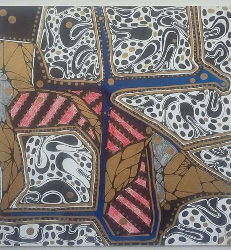 Original Abstract Drawings by Laura Vizbule