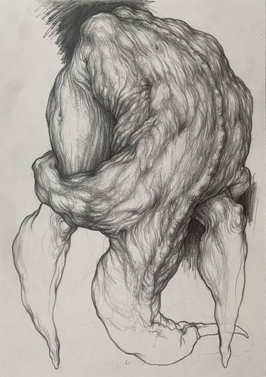 Print of Expressionism Body Drawings by Dmitrii Drugakov