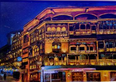 Print of Architecture Paintings by Farheen kanwal