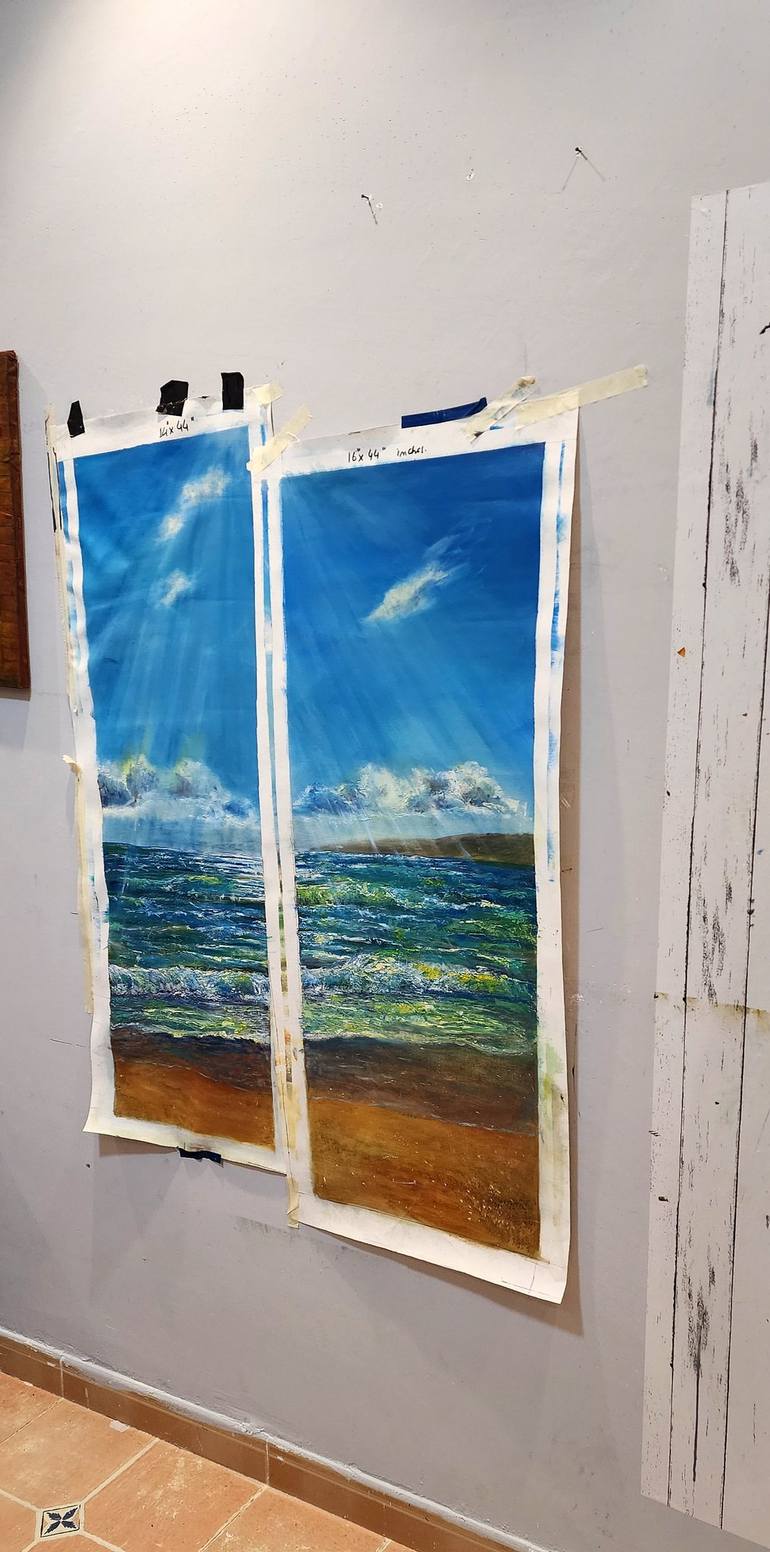 Original Seascape Painting by Farheen kanwal