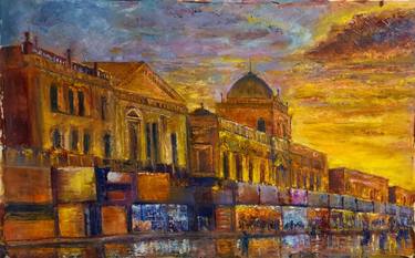 Original Expressionism Cities Paintings by Farheen kanwal