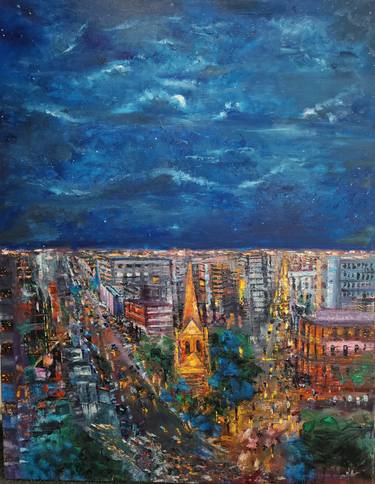 Original Impressionism Landscape Paintings by Farheen kanwal