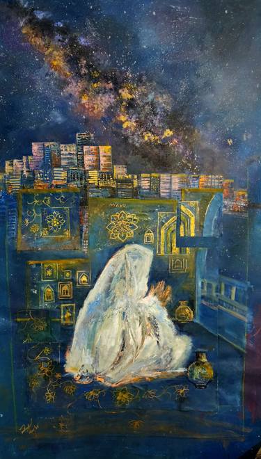 Original Contemporary Abstract Painting by Farheen Kanwal