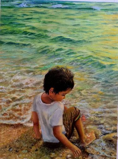 Original Seascape Paintings by Farheen kanwal