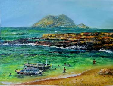 Original Contemporary Seascape Paintings by Farheen kanwal