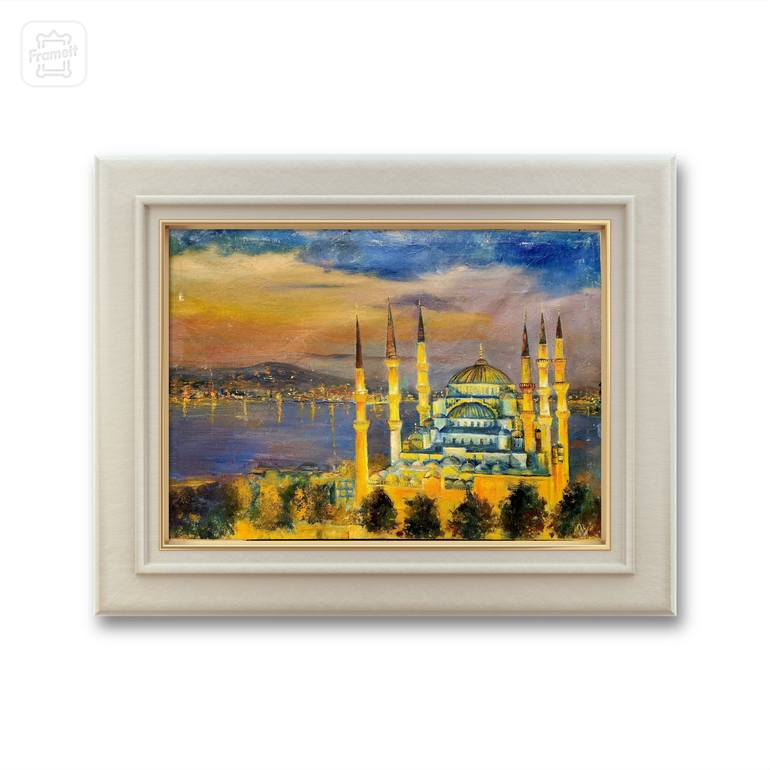Original Contemporary Landscape Painting by Farheen kanwal