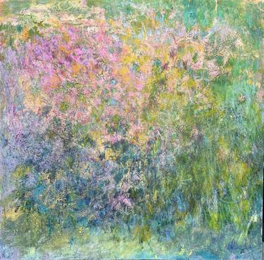 Original Abstract Expressionism Floral Paintings by Weeda Hamdan