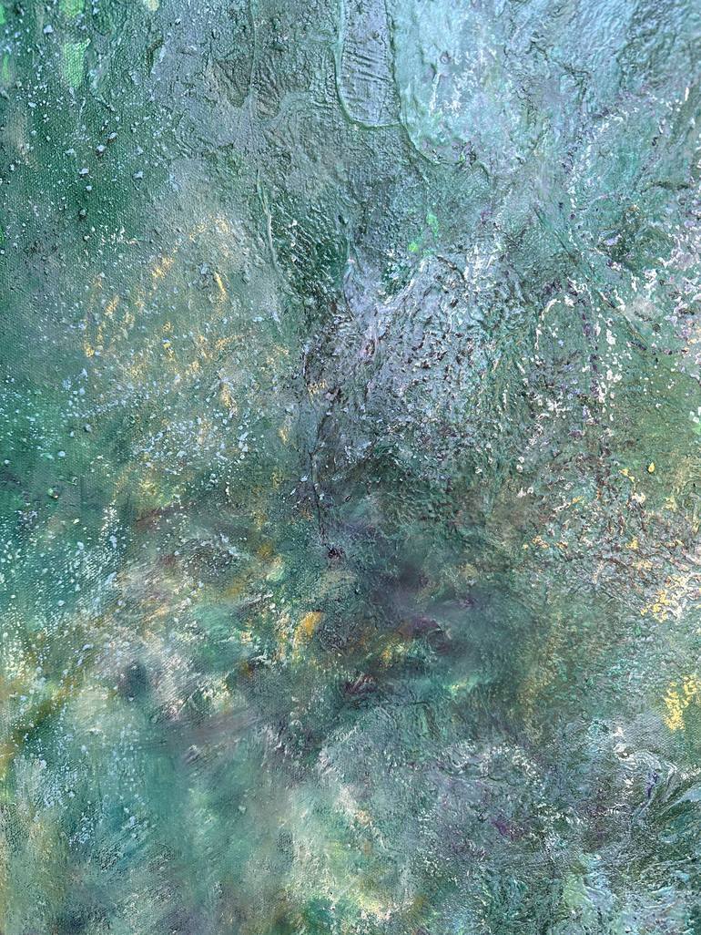 Original Abstract Expressionism Floral Painting by Weeda Hamdan