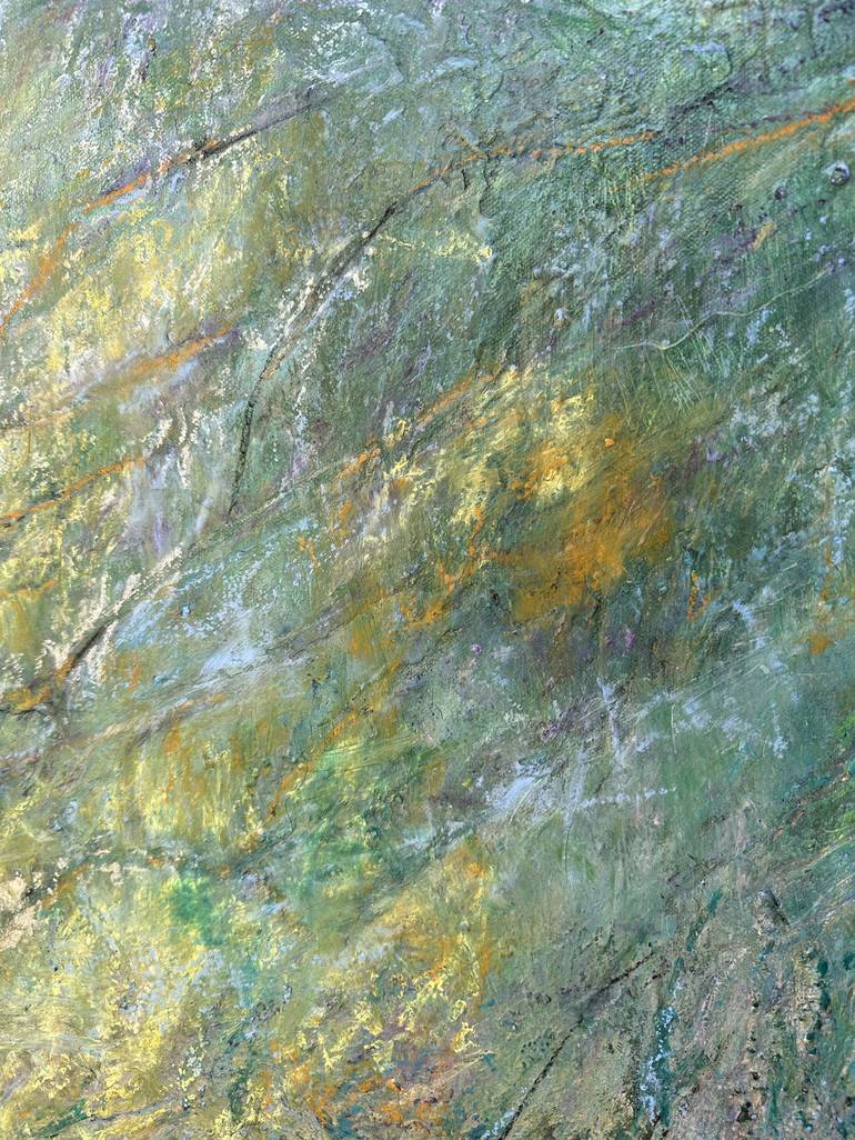 Original Abstract Expressionism Floral Painting by Weeda Hamdan