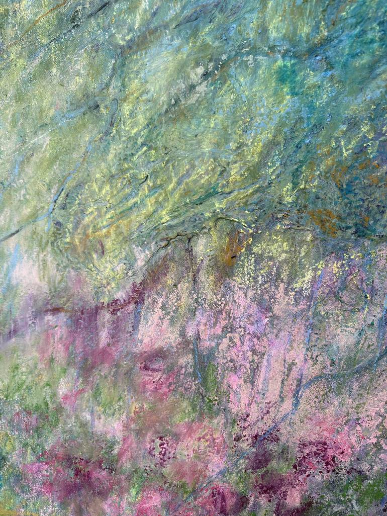Original Abstract Expressionism Floral Painting by Weeda Hamdan