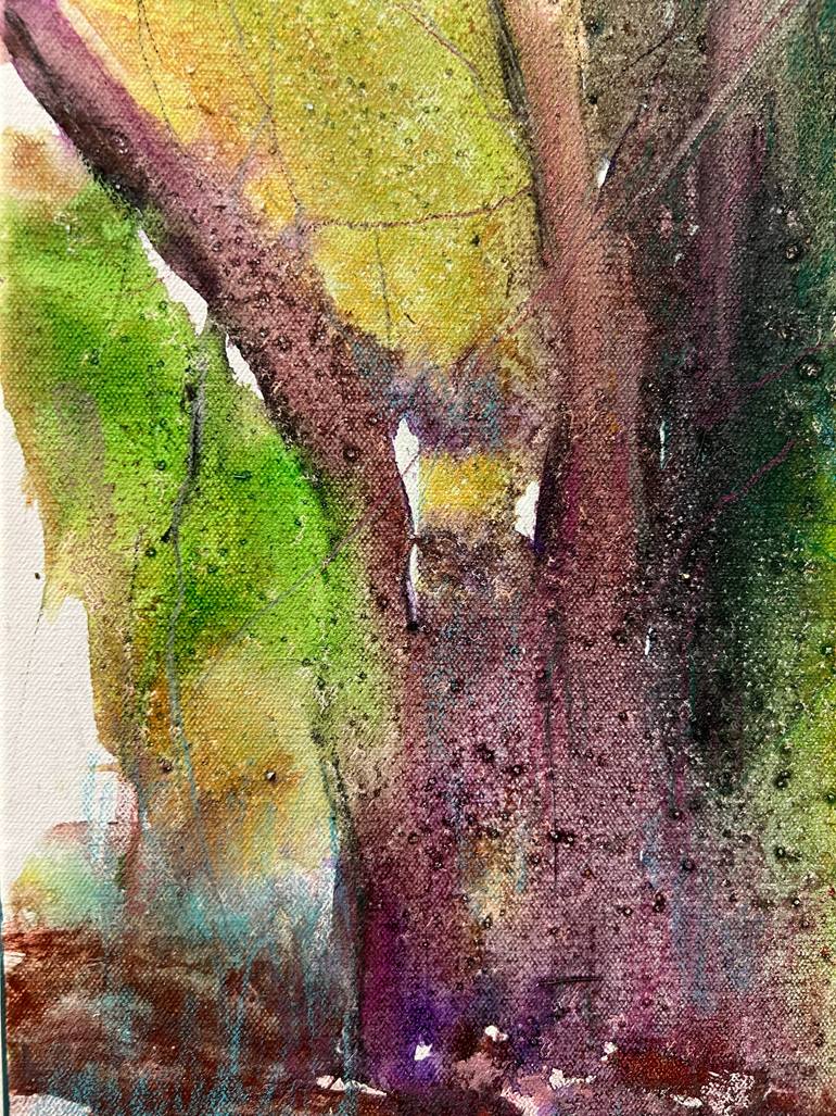 Original Abstract Expressionism Landscape Painting by Weeda Hamdan