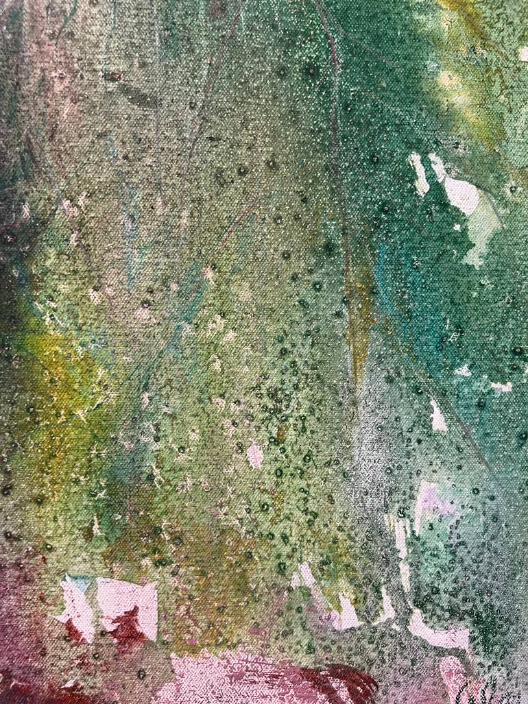 Original Abstract Expressionism Landscape Painting by Weeda Hamdan