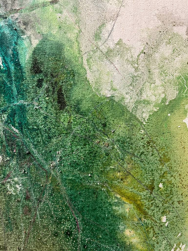 Original Abstract Expressionism Landscape Painting by Weeda Hamdan