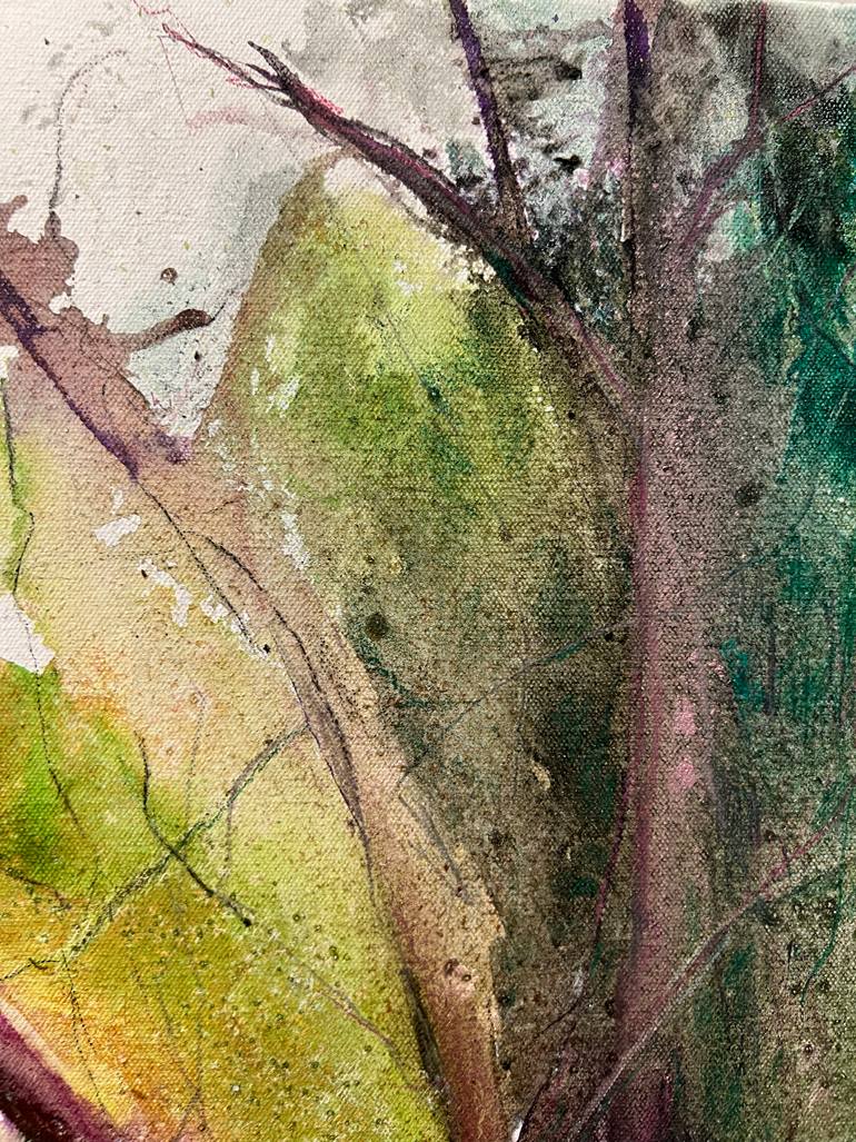 Original Abstract Expressionism Landscape Painting by Weeda Hamdan
