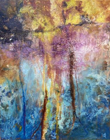 Print of Abstract Expressionism Landscape Paintings by Weeda Hamdan