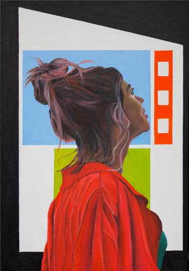 Original Figurative Women Paintings by Ziggy Uszkurat