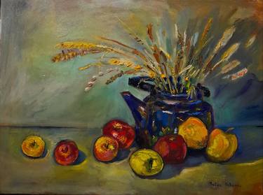 Original Impressionism Food Paintings by Pavel Levites