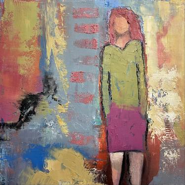 Original Figurative Abstract Paintings by Charlynn Throckmorton