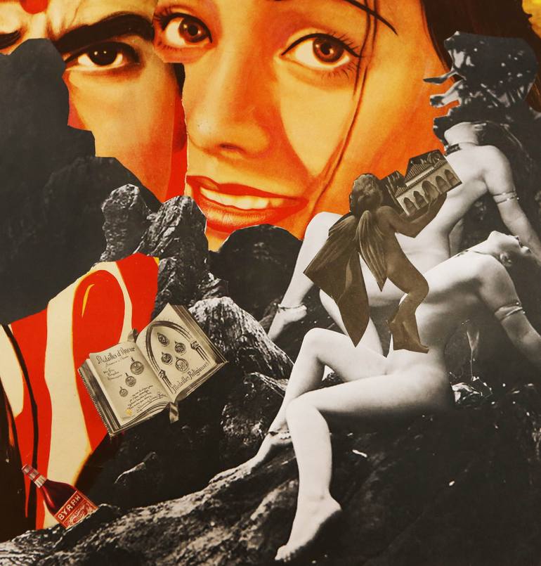 Original Nude Collage by james wvinner